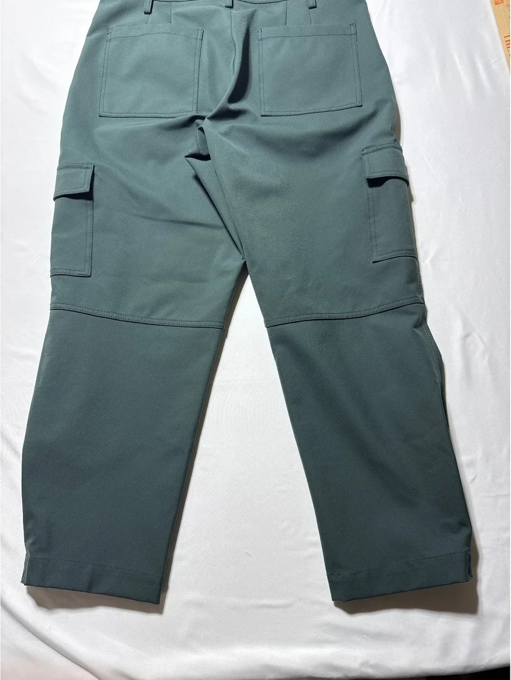 Dear John Cargo Pants in Sleek Slate Green - Size 32